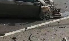 湖南车祸目击者爆料视频,惊险瞬间，现场画面令人触目惊心